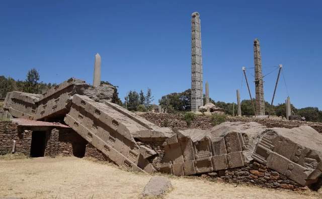 Axumite obelisks and trade routes