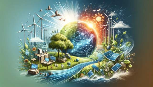 Earth climate change and technology innovation