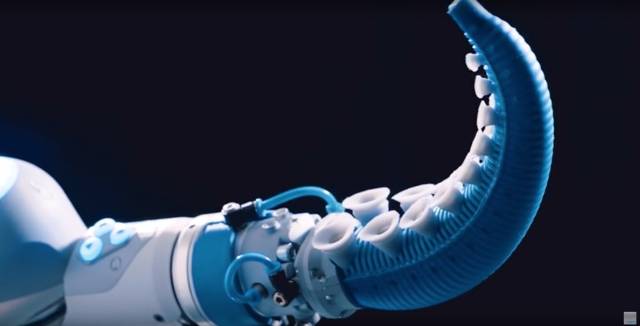 Octopus-arm inspired robot