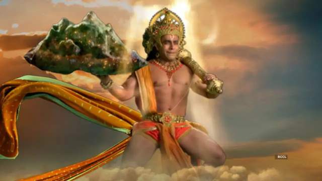 Traditional depiction of Hanuman from the Ramayana epic